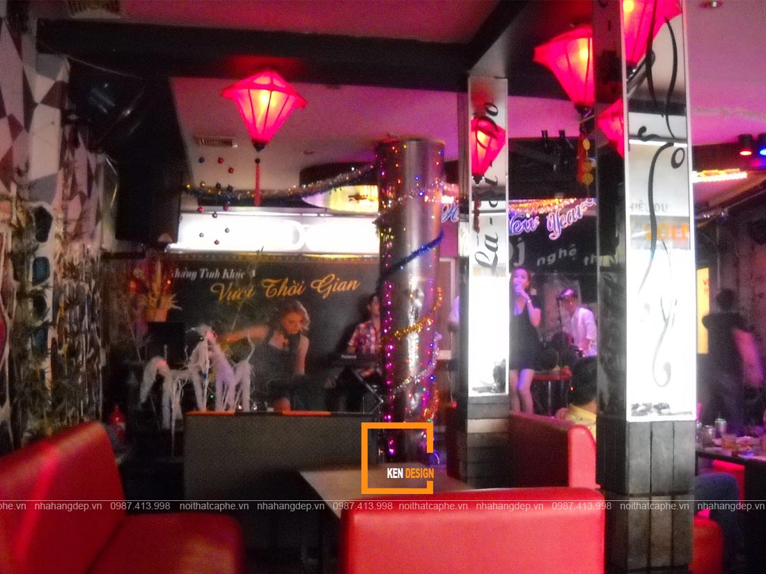 thiết kế quán cafe phòng trà